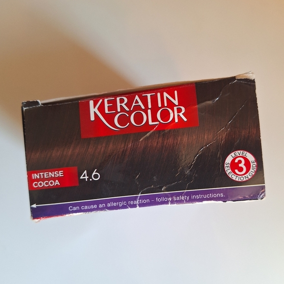 NEW Schwarzkopf Keratin Color Permanent Hair Color 4.6 Intense Cocoa Covers Gray - Picture 2 of 7